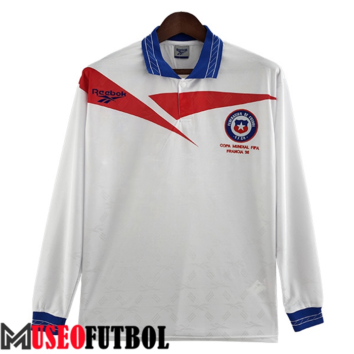 Camiseta Chile Retro Segunda Manga Largas 1998