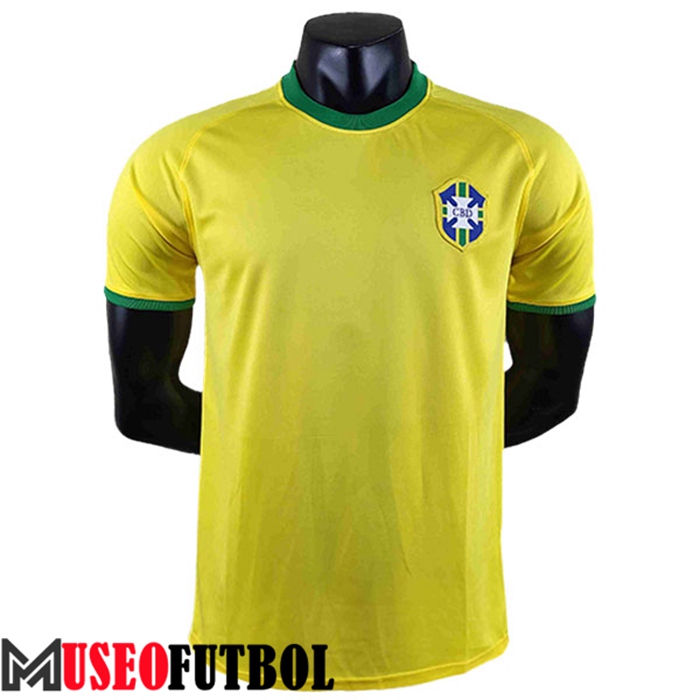 Camiseta Brasil Retro Primera Copa Del Mundo 1970