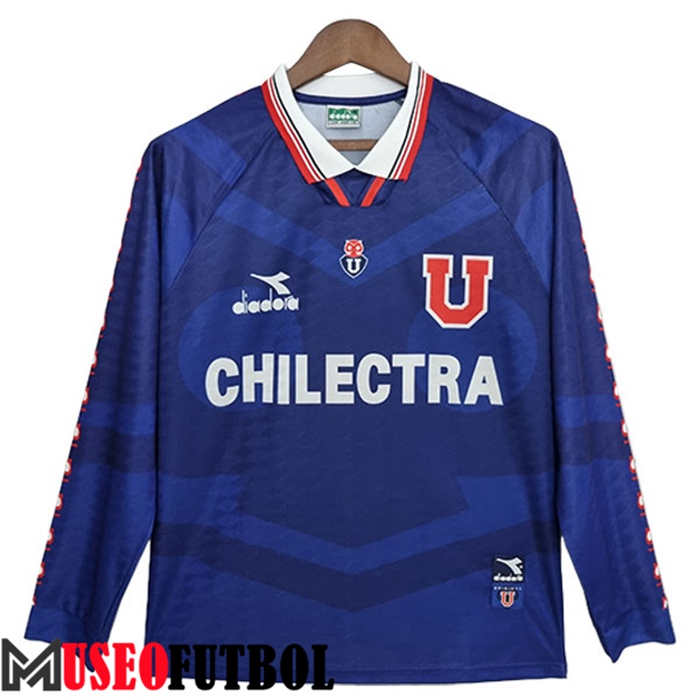 Camiseta Universidad De Chile Retro Primera Manga Largas 1996