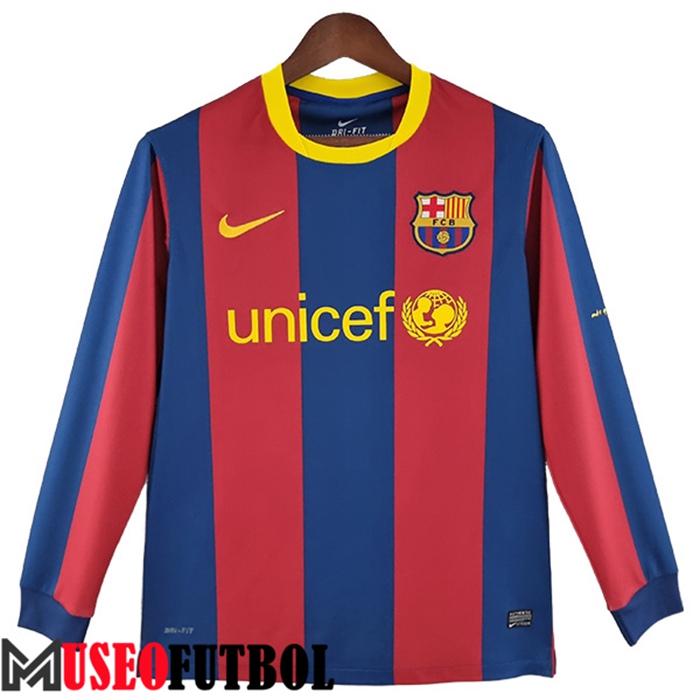 Camiseta FC Barcelona Retro Primera Manga Largas 2006 UEFA Champions