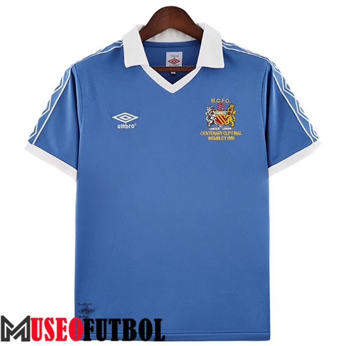 Camiseta Manchester City Retro Primera 1981/1982