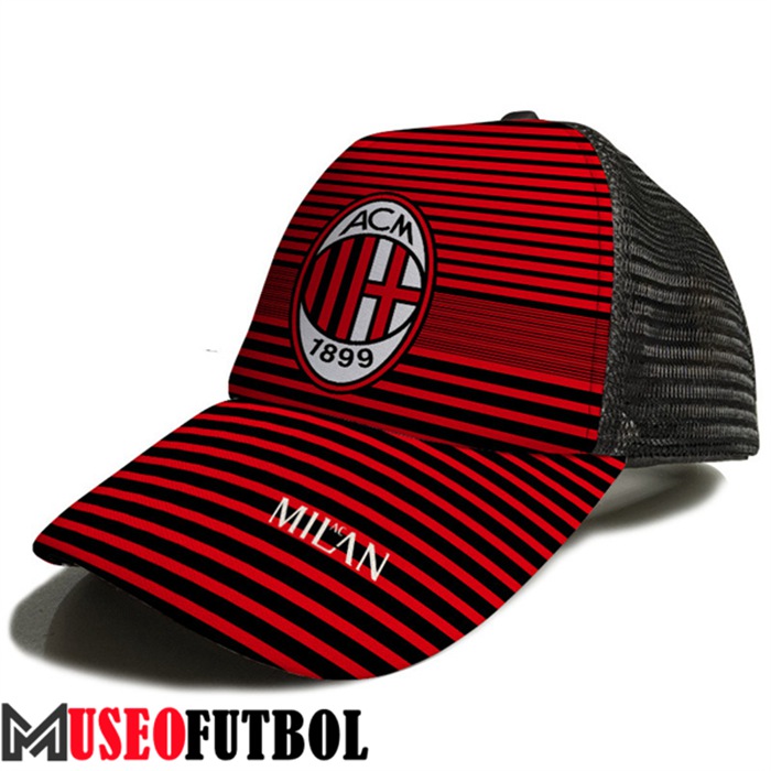 Gorra De Futbol AC Milan Rojo 2023