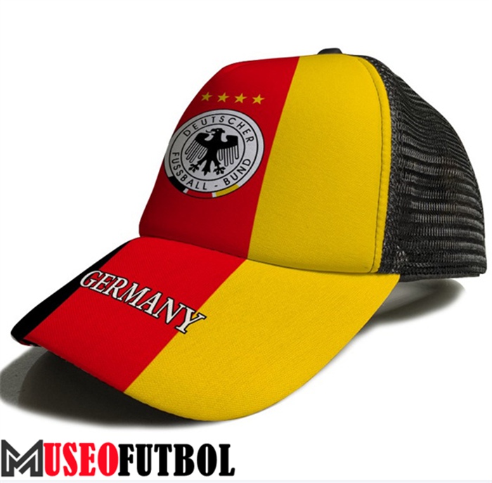 Gorra De Futbol Alemania Amarillo/Rojo 2023