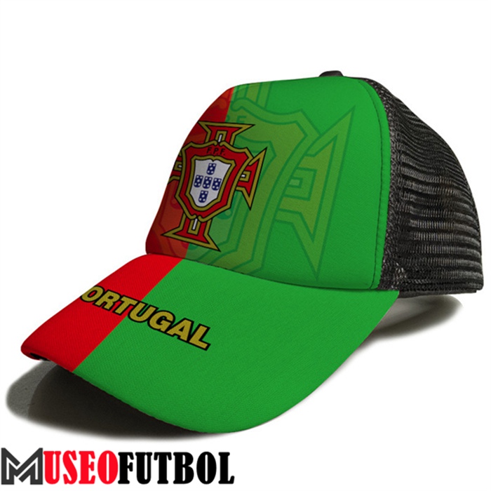 Gorra De Futbol Portugal Verde/Rojo 2023