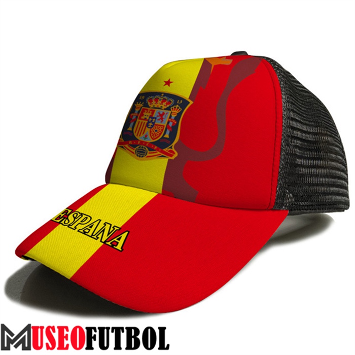 Gorra De Futbol España Rojo/Naranja 2023