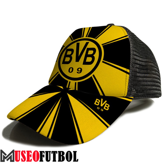 Gorra De Futbol Dortmund BVB Amarillo/Negro 2023