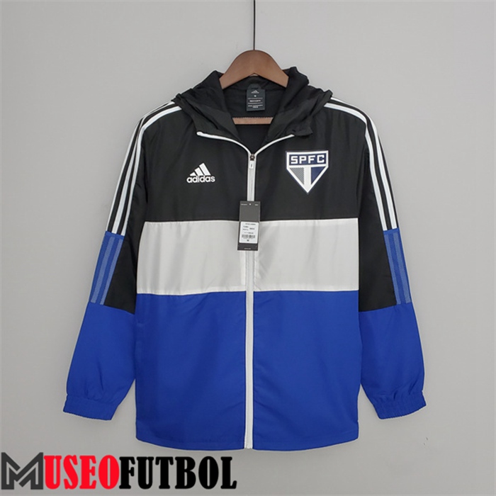 Rompevientos Sao Paulo FC Blanco/Azul/Negro 2022/2023