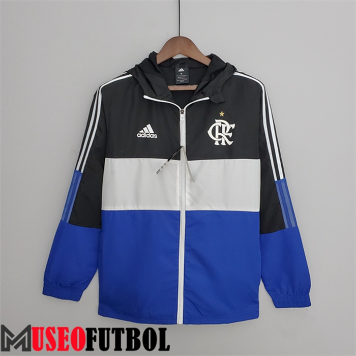 Rompevientos Flamengo Blanco/Azul/Negro 2022/2023