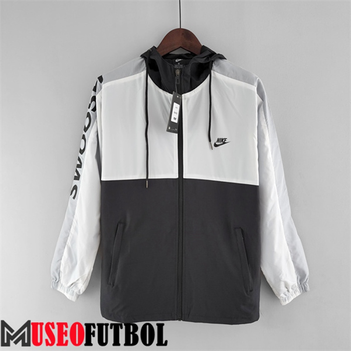 Rompevientos Nike Negro/Blanco 2022/2023