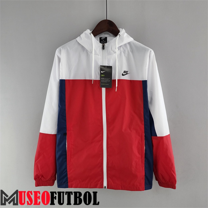 Rompevientos Nike Rojo/Blanco 2022/2023