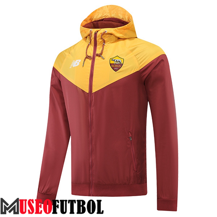 Rompevientos AS Roma Amarillo/Marrón 2022/2023