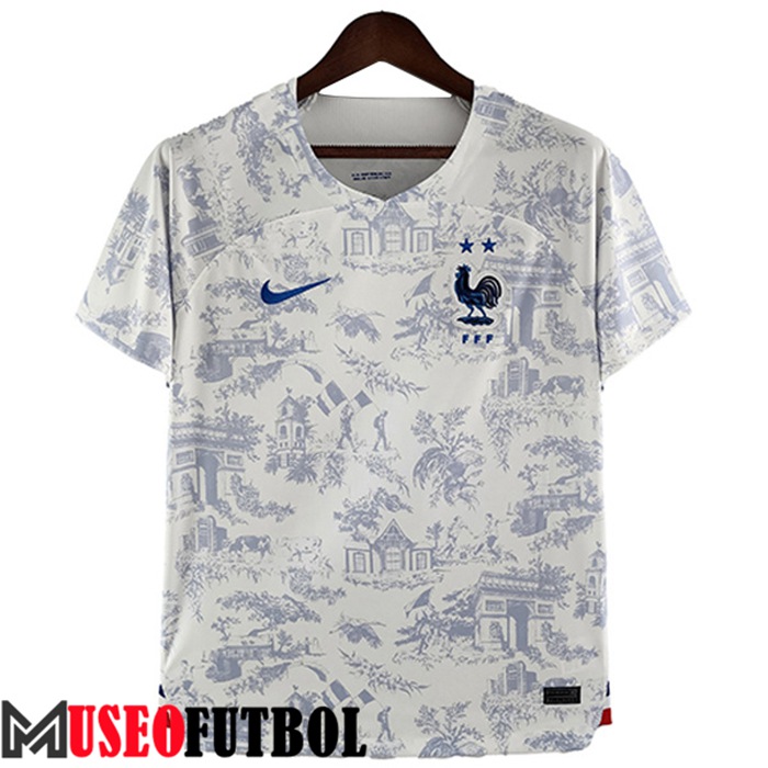 Camiseta Nacional Francia Segunda 2022/2023