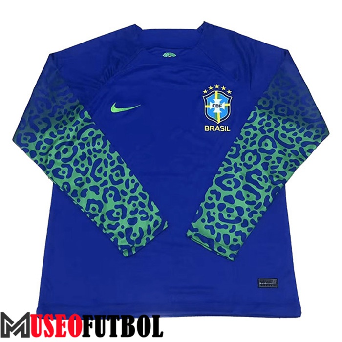 Camiseta Nacional Brasil Segunda Manga Largas 2022/2023