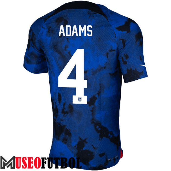 Camiseta Nacional Estados Unidos (ADAMS #4) 2022/2023 Segunda