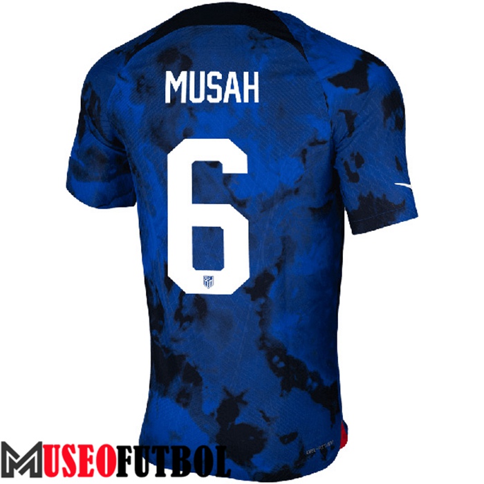 Camiseta Nacional Estados Unidos (MUSAH #6) 2022/2023 Segunda