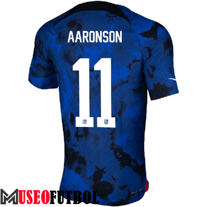 Camiseta Nacional Estados Unidos (AARONSON #11) 2022/2023 Segunda