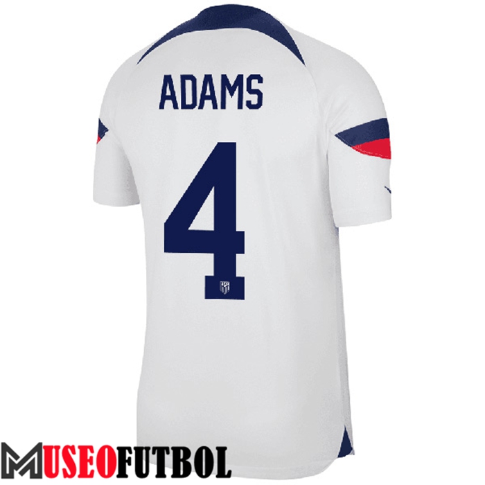 Camiseta Nacional Estados Unidos (ADAMS #4) 2022/2023 Primera