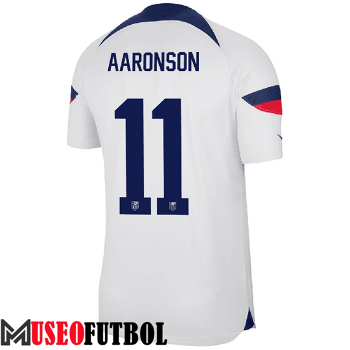 Camiseta Nacional Estados Unidos (AARONSON #11) 2022/2023 Primera