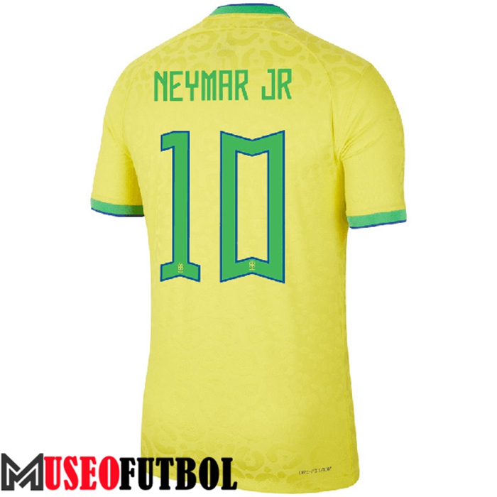 Camiseta Nacional Brasil (NEYMAR JR #10) 2022/2023 Primera