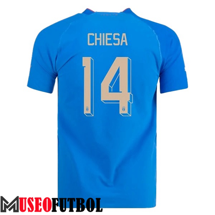 Camiseta Nacional Italia (CHIESA #14) 2022/2023 Primera