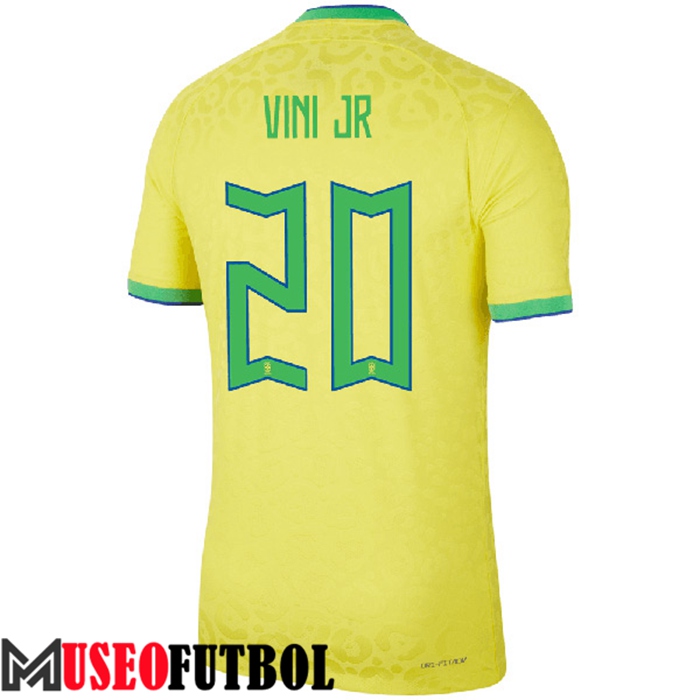 Camiseta Nacional Brasil (VINI JR #20) 2022/2023 Primera