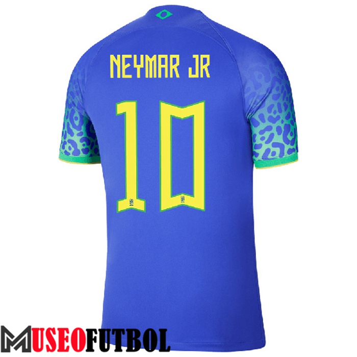 Camiseta Nacional Brasil (NEYMAR JR #10) 2022/2023 Segunda