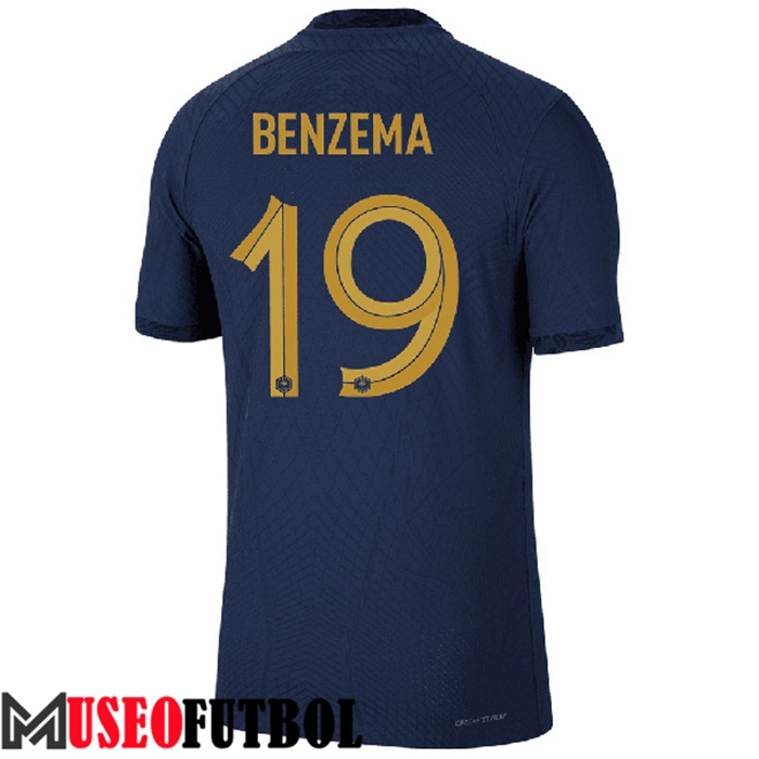 Camiseta Nacional Francia (BENZEMA #19) 2022/2023 Primera