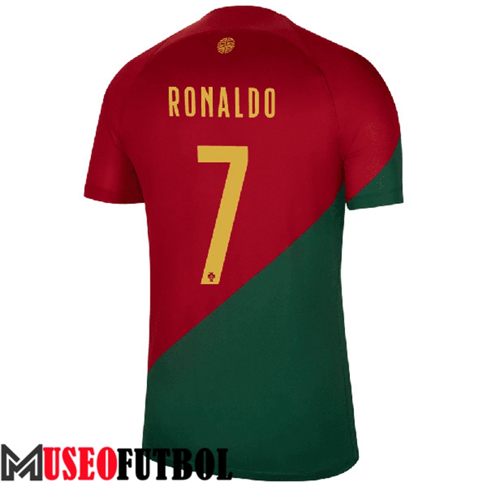 Camiseta Nacional Portugal (RONALDO #7) 2022/2023 Primera