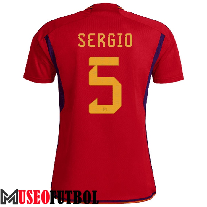 Camiseta Nacional España (SERGIO #5) 2022/2023 Primera