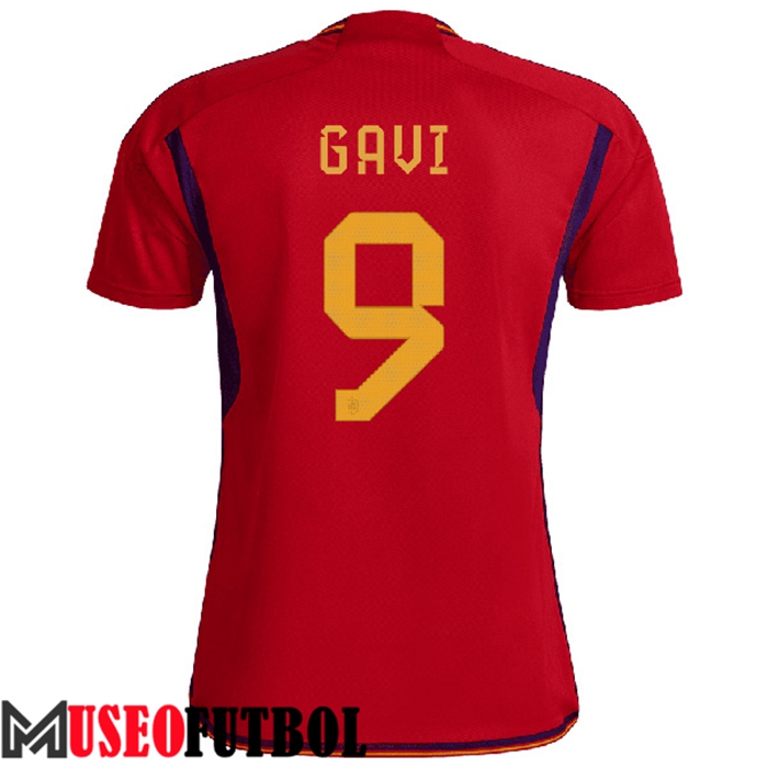 Camiseta Nacional España (GAVI #9) 2022/2023 Primera