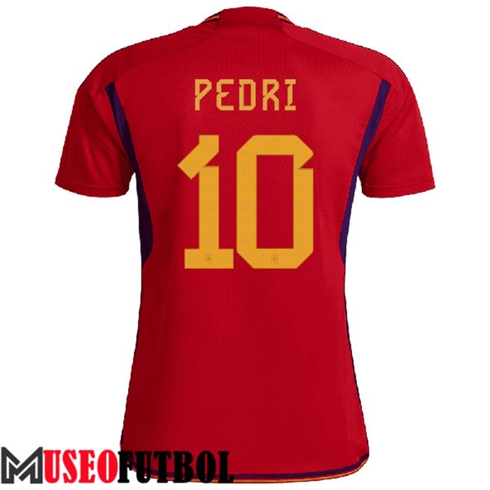 Camiseta Nacional España (PEDRI #10) 2022/2023 Primera