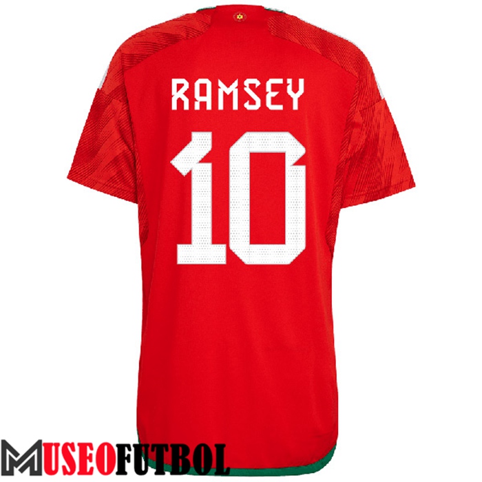 Camiseta Nacional Gales (RAMSEY #10) 2022/2023 Primera