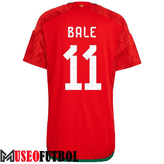 Camiseta Nacional Gales (BALE #11) 2022/2023 Primera