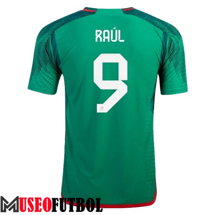 Camiseta Nacional Mexico (RAÚL #9) 2022/2023 Primera