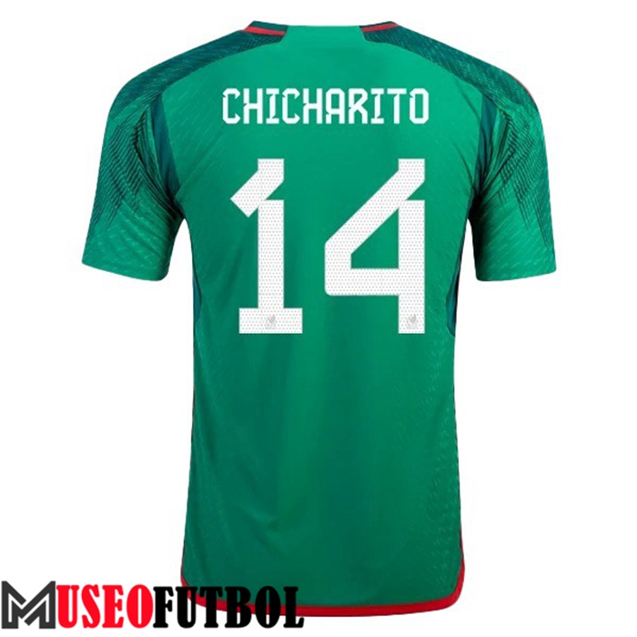 Camiseta Nacional Mexico (CHICHARITO #14) 2022/2023 Primera