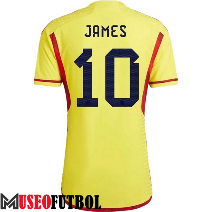 Camiseta Nacional Colombia (JAMES #10) 2022/2023 Primera