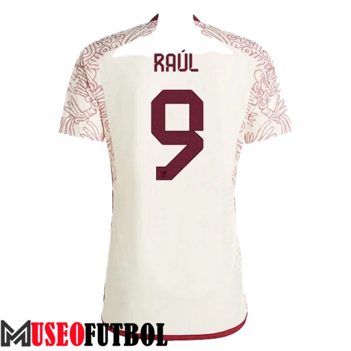 Camiseta Nacional Mexico (RAÚL #9) 2022/2023 Segunda