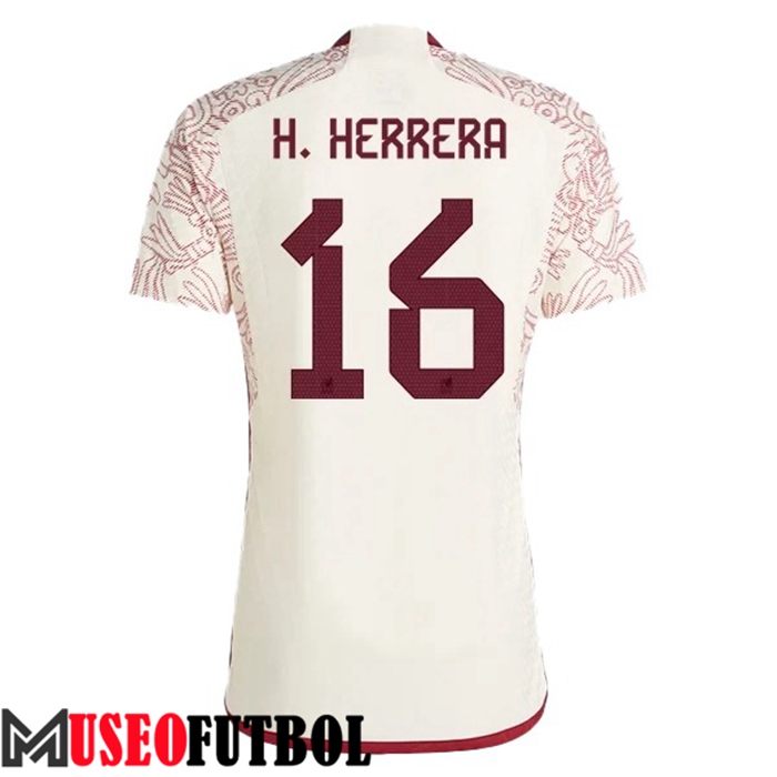 Camiseta Nacional Mexico (H. HERRERA #16) 2022/2023 Segunda