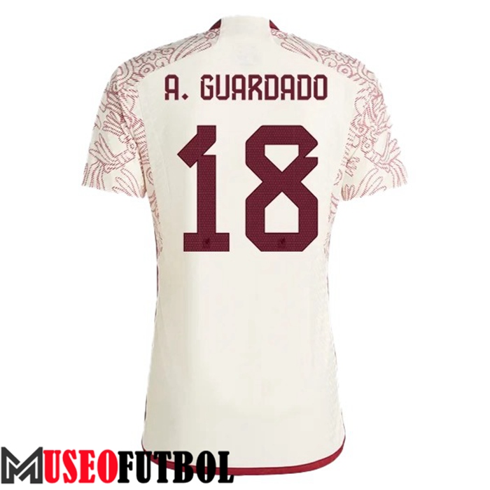 Camiseta Nacional Mexico (A. GUARDADO #18) 2022/2023 Segunda