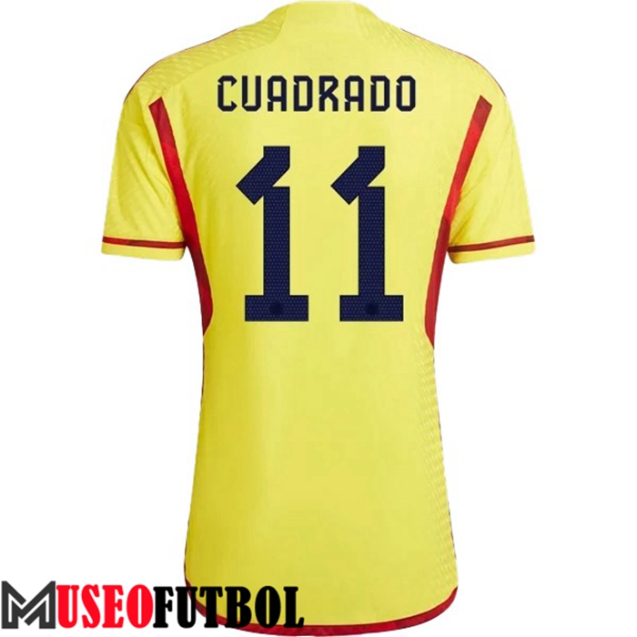 Camiseta Nacional Colombia (CUADRADO #11) 2022/2023 Primera