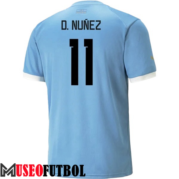 Camiseta Nacional Uruguay (D.NUÑEZ #11) 2022/2023 Primera