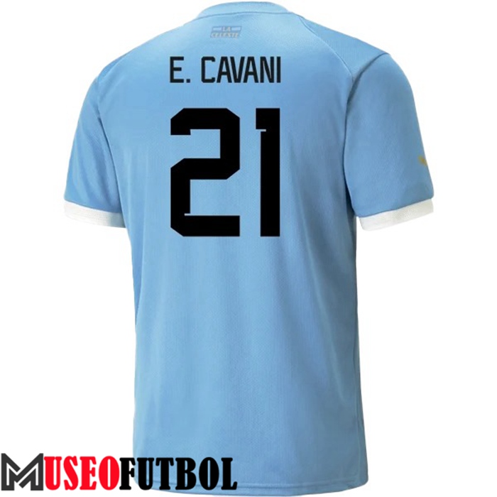 Camiseta Nacional Uruguay (E.CAVANI #21) 2022/2023 Primera