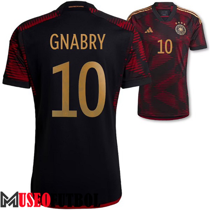 Camiseta Nacional Alemania (GNABRY #10) 2022/2023 Segunda