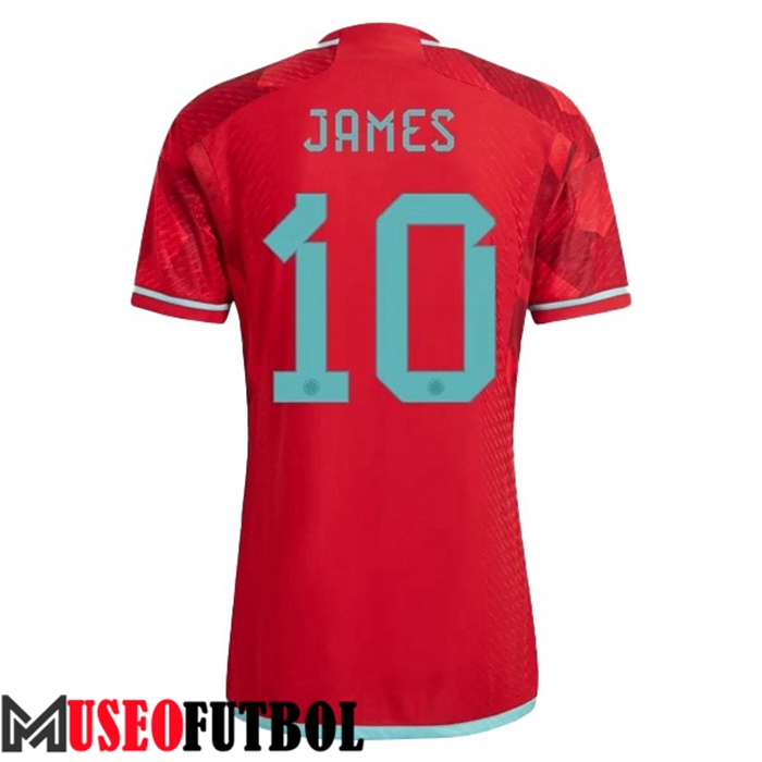 Camiseta Nacional Colombia (JAMES #10) 2022/2023 Segunda