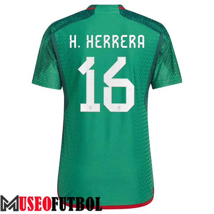 Camiseta Nacional Mexico (H. HERRERA #16) 2022/2023 Primera