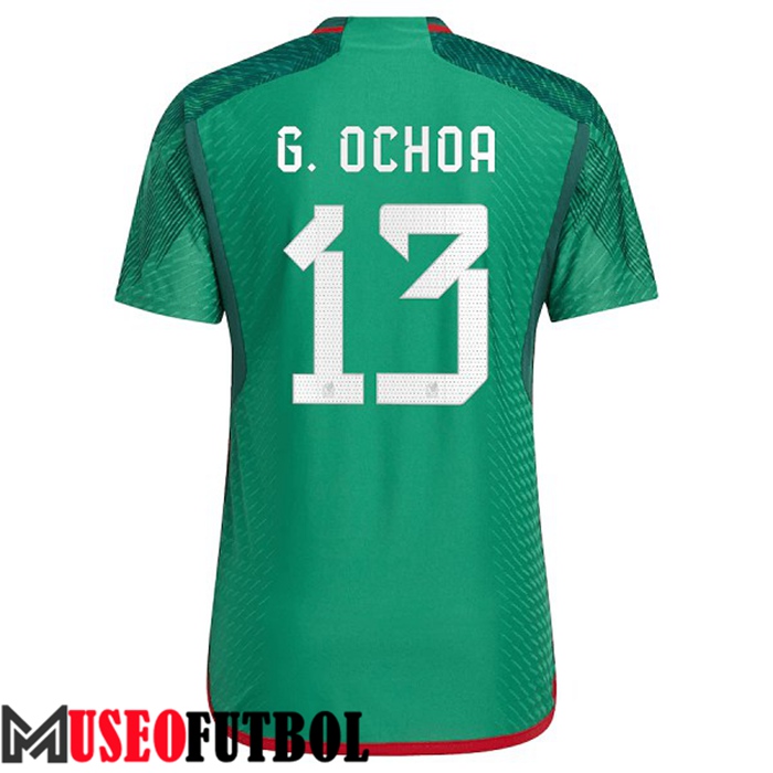 Camiseta Nacional Mexico (G. OCHOA #13) 2022/2023 Primera