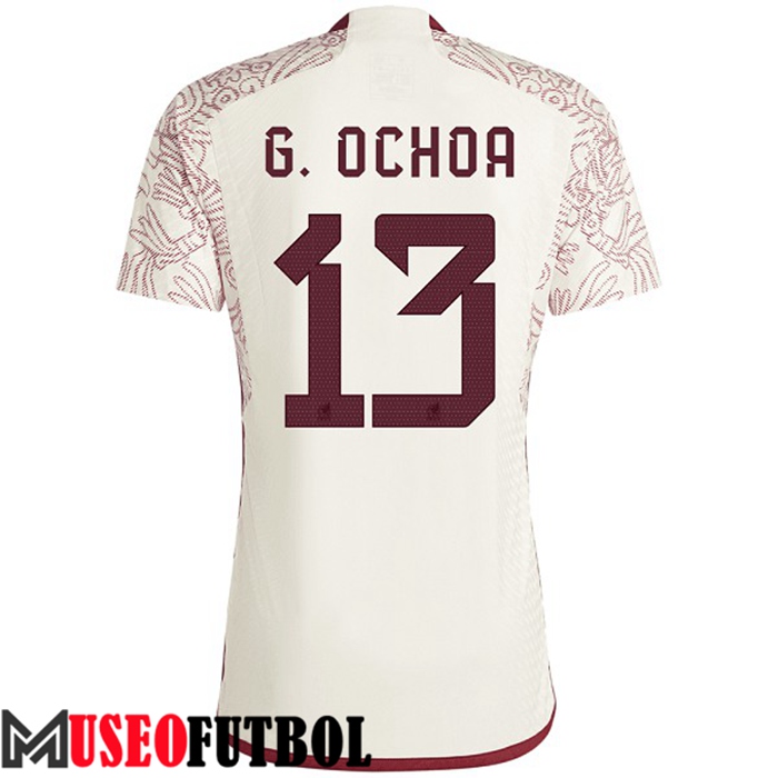 Camiseta Nacional Mexico (G. OCHOA #13) 2022/2023 Segunda