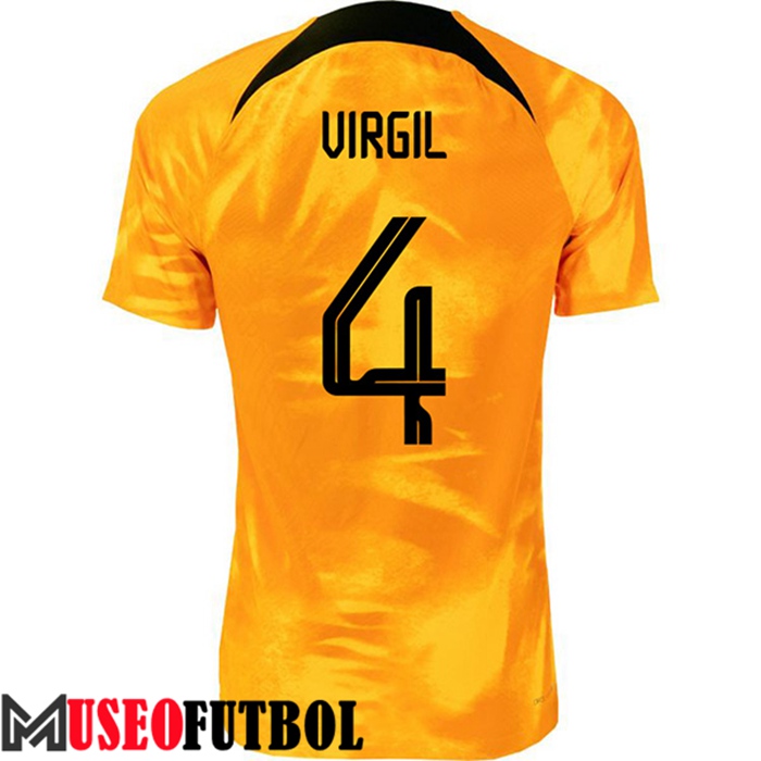 Camiseta Nacional Países Bajos (VIRGIL #4) 2022/2023 Primera