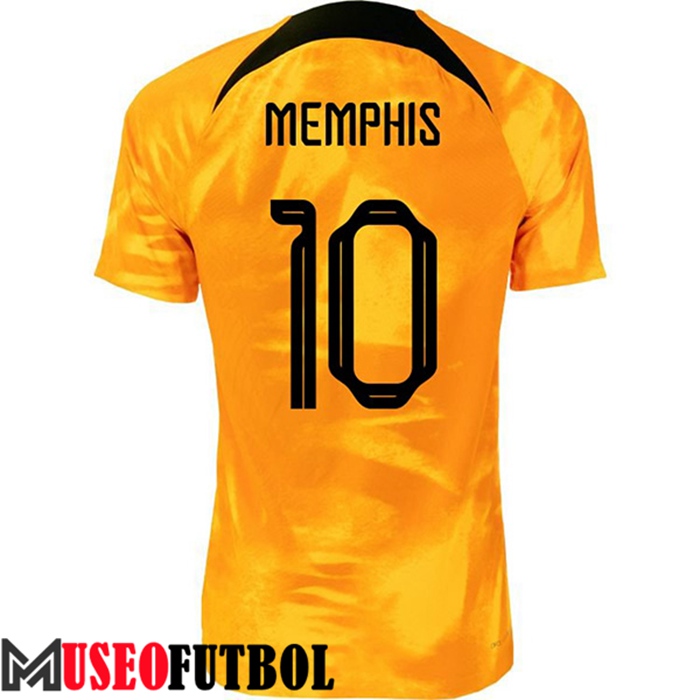 Camiseta Nacional Países Bajos (MEMPHIS #10) 2022/2023 Primera