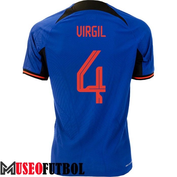 Camiseta Nacional Países Bajos (VIRGIL #4) 2022/2023 Segunda